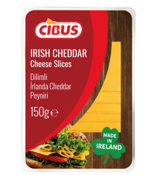 CİBUS İrlanda Cheddar Peyniri 150g Dilimli