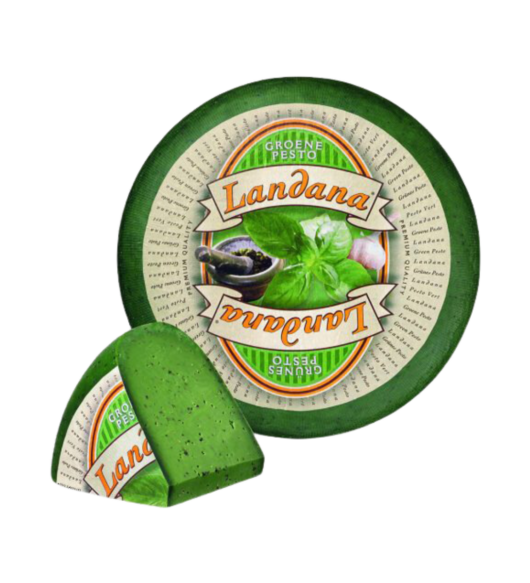 LANDANA Yeşil Pestolu Gouda Peyniri Kelle